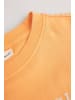 Coccodrillo Baumwoll-T-Shirt mit kurzen Ärmeln in orange