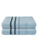 UNCOVER BY SCHIESSER Duschtuch Ohio im 2er Set in Hellblau