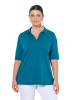 Ulla Popken Poloshirt in petrol
