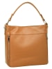 Cluty Handtasche echt Leder in cognac