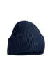 Yuhu Beanie aus recyceltem Polyester Unisex für Herbst und Winter in Dunkel-Blau