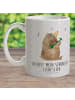 Mr. & Mrs. Panda Kinderpott Bär Lied mit Spruch in Grau Pastell