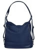 Samantha Look Rucksack echt Leder in blau