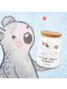 Mr. & Mrs. Panda Vorratsdose Einhorn Happy mit Spruch in Weiß
