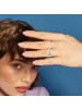 Luxenter 925 sterling silver ring with zirconia, rhodium-plated - Orchid