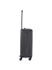 travelite Bali - 4-Rollen-Trolley M 67 cm (weiß/cognac) in anthrazit