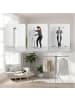 relaxdays Wäscheständer in Weiß/ Silber - (H)121 x Ø112 cm