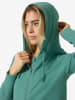 super.natural Merino Hoodie EVERYDAY ZIP in Petrol