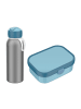2-tlg. Lunchset mit Thermoflasche Campus in Cool Blue