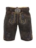 KRÜGER Lederhose 961367 in dunkelbraun