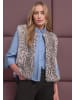 Street One Fake-Fur Weste mit Zipper und Taschen in Clay Sand