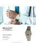 Regent Armbanduhr Regent Metallarmband silber extra groß (ca. 42mm)