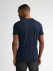 Petrol Industries Bedrucktes Jersey T-Shirt Estrella in Blau