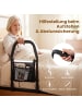 COSTWAY Aufstehhilfe Bett in Schwarz