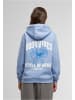 Mister Tee Mister Tee Good Vibes Bow Ladies Fluffy Hoody in powderblue
