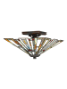 Licht-Erlebnisse Deckenlampe (B)36.7 x (L)36.7 x (H)19.6 cm in Bronze Antik Bunt
