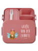 Mr. & Mrs. Panda Lunchbox Bär Zahnfee Motiv mit Spruch in Rot Pastell