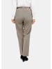 GOLDNER Trevira-Schurwollhose ANNA in taupe / melange