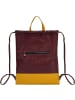 DuDu Rucksack Leder 42 cm in burgundy