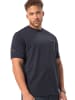 STHUGE Kurzarm T-Shirt in navy blau