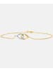 Diamant L'éternel Armband aus 375 Gelbgold mit 0.02 Karat Diamant