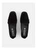 Felmini Wide Fit Slipper in Schwarz