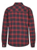 Urban Classics Long Sleeve Shirt in midnightnavy/red