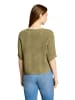 Betty Barclay Strickpullover kurzarm in Soft Olive