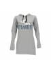 COFI 1453 Snoopy Kapuzen-Sweatkleid Damen – Ideal Freizeit und Entspannung in Grau