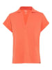 Camel Active Knopfloses Poloshirt aus Organic Cotton in Orange