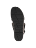 Caprice Sandale in BLACK SUEDE