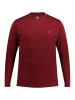 JP1880 Kurzarm T-Shirt in dunkel kirschrot