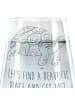 Mr. & Mrs. Panda Glas Schildkröte MHerzieren mit Spruch in Transparent