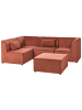 Beliani 5-tlg Modulsofa LEMVIG in Braun