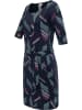 ragwear Jerseykleid Kenisha Print in Navy