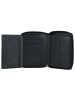 Esquire New Silk Geldbörse Leder 10 cm schwarz