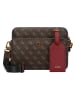 Guess Milano Umhängetasche 25 cm in brown-ochre-burgundy
