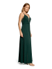 Vera Mont Abendkleid mit Lurexfaden in Dark Moss