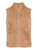 Betty Barclay Strickweste mit Stehkragen in Beige