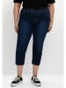 sheego Caprijeans in dark blue Denim