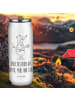 Mr. & Mrs. Panda Thermo Trinkflasche Fuchs Keks mit Spruch in Weiß