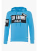 PLUS EIGHTEEN Herren Kapuzenpullover in Türkis