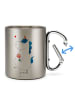 Mr. & Mrs. Panda Outdoor Tasse Einhorn Spaziergang ohne Spruch in Silber