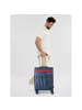 benzi 5825 4 Rollen Kabinentrolley 55 cm mit Dehnfalte in blau