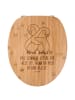 Mr. & Mrs. Panda Toilettendeckel Pinguine Kuscheln mit Spruch in Transparent