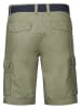 Petrol Industries Cargo-Shorts mit Gürtel Azure in Grün