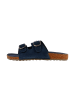 Divine Factory Alénoa Leder-Pantoletten Blau