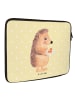 Mr. & Mrs. Panda Laptoptasche Igel Kuchenstück ohne Spruch in Gelb Pastell