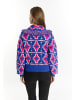 IZIA Damen Cardigan in BLAU PINK WEISS