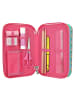 Depesche 3-Fach Federtasche mit Stifte TOPModel in Pink 20,5 x 14,3 cm